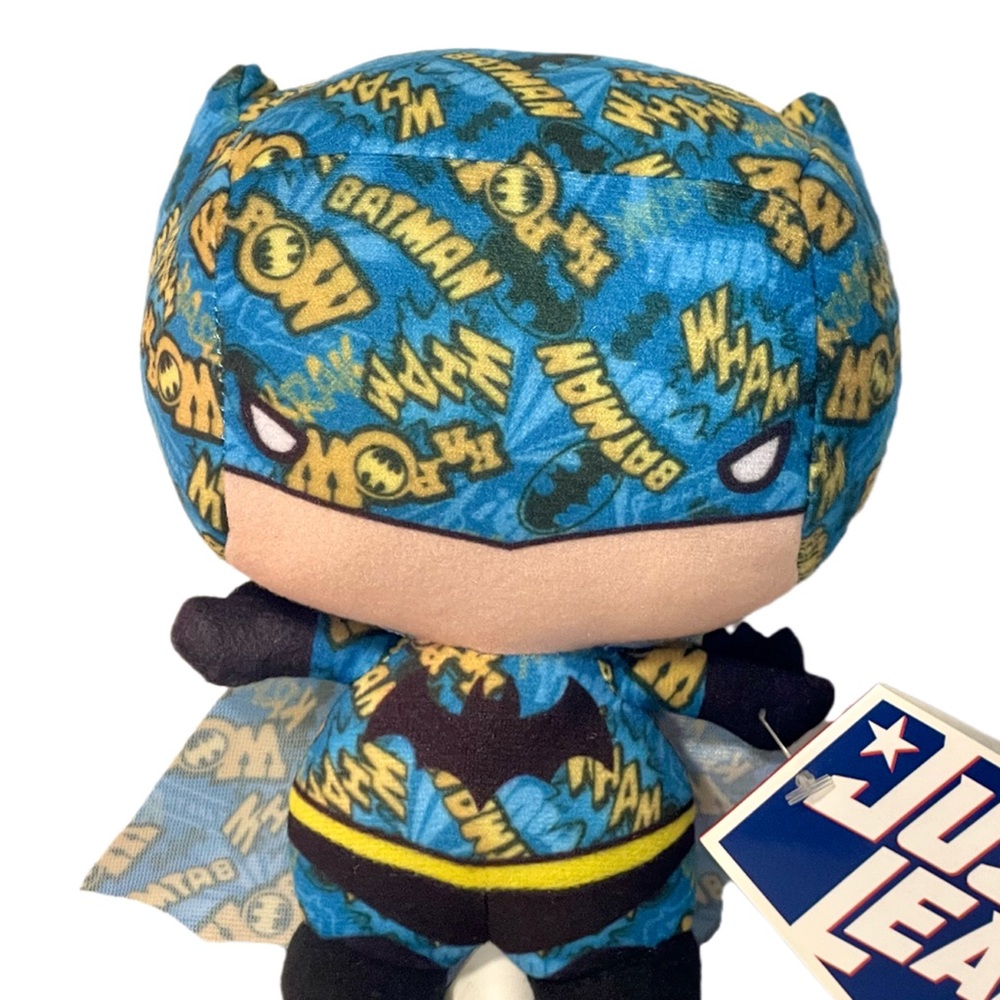 Toy Factory Chibi Batman 7” Sticker Bomb Plush DC Comics Justice League Toy NWT